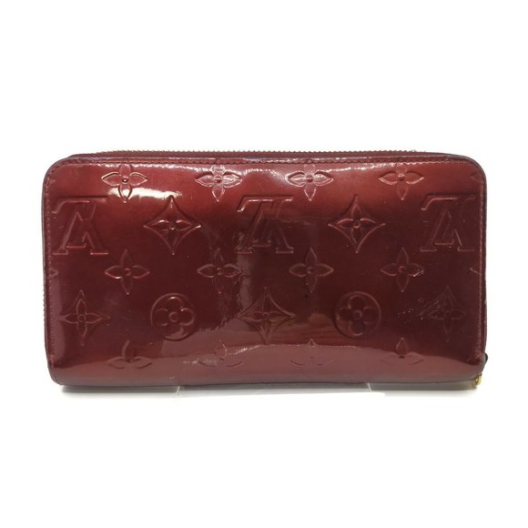 authentic  Louis Vuitton  Zippy Wallet Amarante vernis - Picture 2 of 12